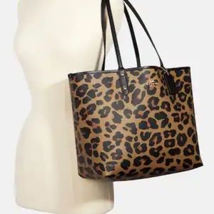 Never used coach reversible tote bag